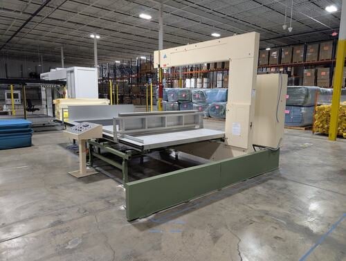 174" x 54" Albrecht Baumer #IS/M, Vertical Bandsaw, 34' 9" x 1/2" x 0.020" blade, refurbished 2024, 1997 - Image 3