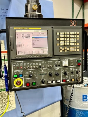 Daewoo Doosan #MV-4020LS, CNC vertical machining center, 40.2" X, 20.1" Y, 24.6" Z, 15000 RPM, 25 HP, 47.2" x - Image 3