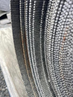 50.5" wide x 135' long Conveyor Belt, Rough Top 2 Ply - Image 6