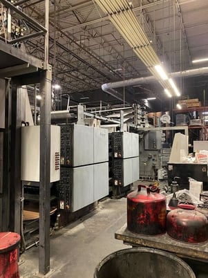 Heidelberg #Mercury-2-Tower-4-Web, Newspaper Press System, 40" Width, 24-13/16" cutoff, folder, splicers, 2004 - Image 3