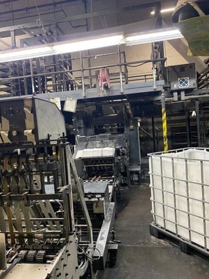 Heidelberg #Mercury-2-Tower-4-Web, Newspaper Press System, 40" Width, 24-13/16" cutoff, folder, splicers, 2004 - Image 6