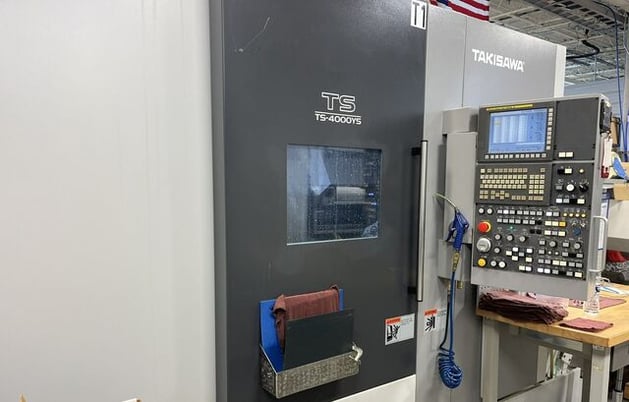 Takisawa #TS-4000YS, Cnc Turning Center, w/ LNS QLS-S3T, 2017 - Image 2