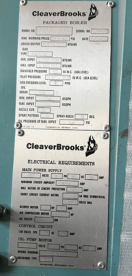 200 HP Cleaver-Brooks #CB700X, boiler, 2012 - Image 2