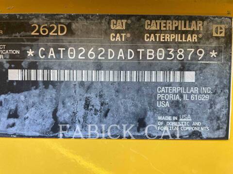 Cat 262D C3H2, Skid Steer Loader, 2064 hours, S/N: DTB03879, 2015 - Image 6