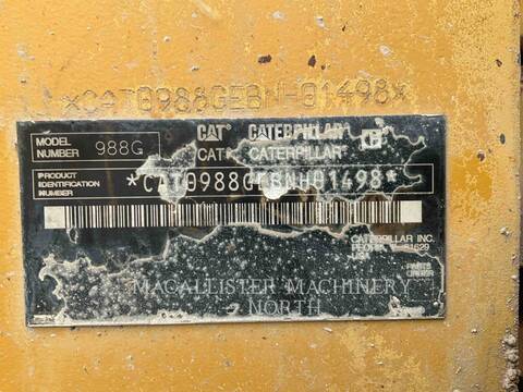 Cat 988G, Wheel Loader, 37431 hours, S/N: BNH01498, 2005 - Image 6