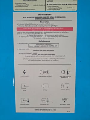 800 scfm, 100 psig, Hankison #PR800, compressed air dryer, 460 V. (2 available) - Image 7