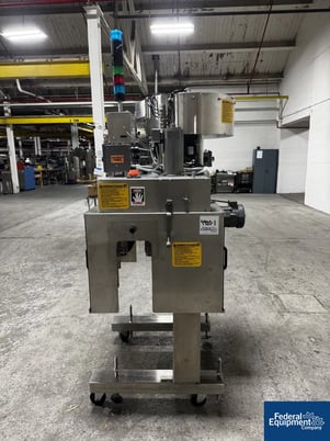 Kaps-All #E, Automatic Bottle Capper, conveyor, Stainless Steel base - Image 3