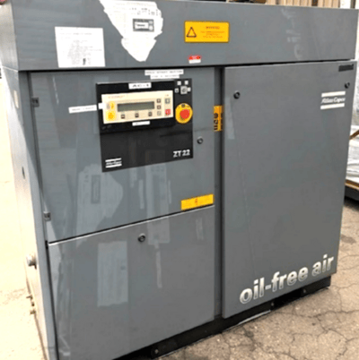 125 psi, Atlas Copco #Z1-22, Rotary Screw Air Compressor, 32 HP, 3500 RPM, 1999 - Image 1