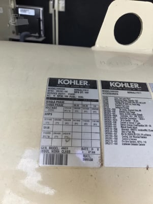 355 KW Kohler #350REOZDD, Diesel Generator Set, 1800 RPM, Detroit Diesel engine, 480 Volt, 1519 hours, 2007 - Image 4