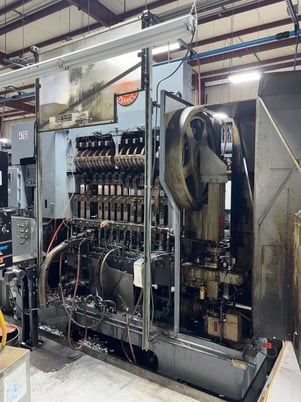 Waterbury #1512-ICOP, transfer press, brake/clutch, Arc Trol-1 die protection, pneumatic counter balances - Image 2