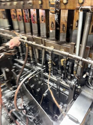 Waterbury #1512-ICOP, transfer press, brake/clutch, Arc Trol-1 die protection, pneumatic counter balances - Image 4