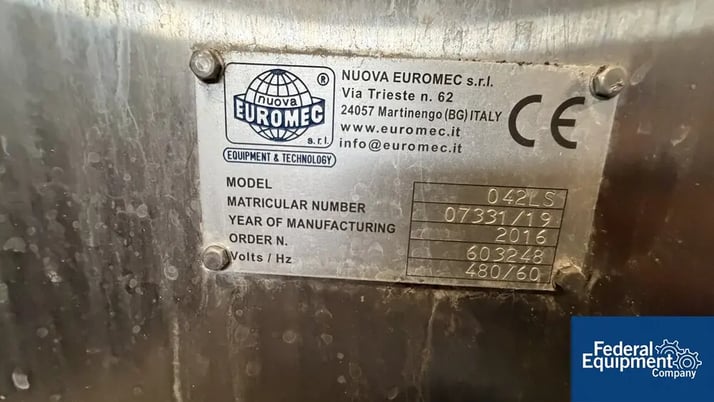 Nuova Euromec #042LS, Washer, 480 V., 2016 - Image 2