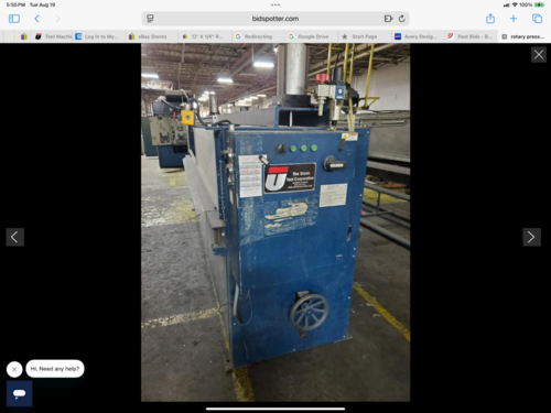 120" Union #55-120, lamination roll, 120" rubber coated rinch rollers, 2017, Tag #16429 - Image 3