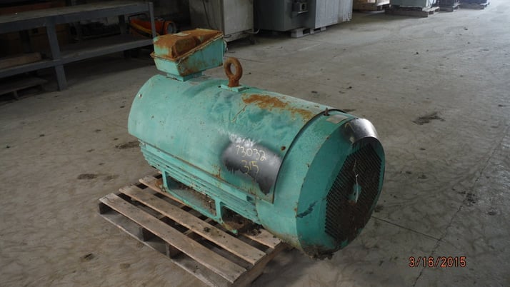 300 HP 1200 RPM Toshiba, Frame 315LL, TEFC BB, 2300/4160 Volts - Image 2