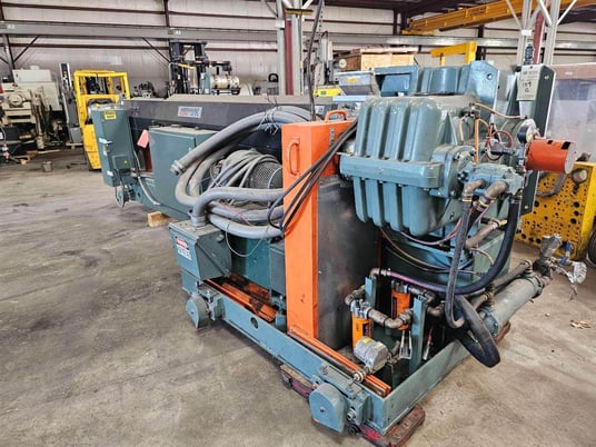 4.7" American Kuhne #AK-120MM, Single Screw Extruder, 30:1 Rebuild, 200 HP, 42" centerline, air cooled, 480 - Image 6