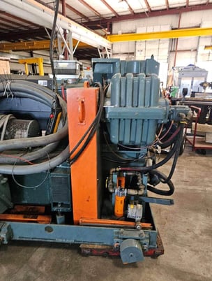 4.7" American Kuhne #AK-120MM, Single Screw Extruder, 30:1 Rebuild, 200 HP, 42" centerline, air cooled, 480 - Image 7