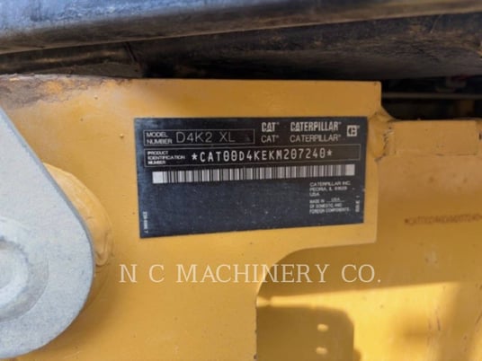 Caterpillar D4K2 XLCN, Crawler Dozer, 1812 hours, S/N: KM207240, 2019 - Image 6