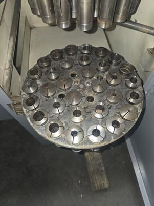 11" x 18" Hardinge #HLV-H-EM, tool room lathe, 1.25" bore, 1 HP, 3000 RPM, inch/metric, Aloris tool holder - Image 10