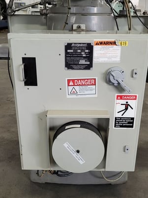 Bridgeport #Series-II, CNC vertical mill, 11" x58" tbl., 2 HP head, EZ Trak II, power draw bar - Image 6
