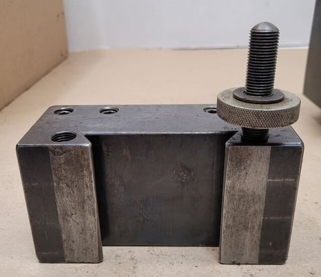 Aloris #DA, quick change tool post w/ holders, 5 piece set - Image 7