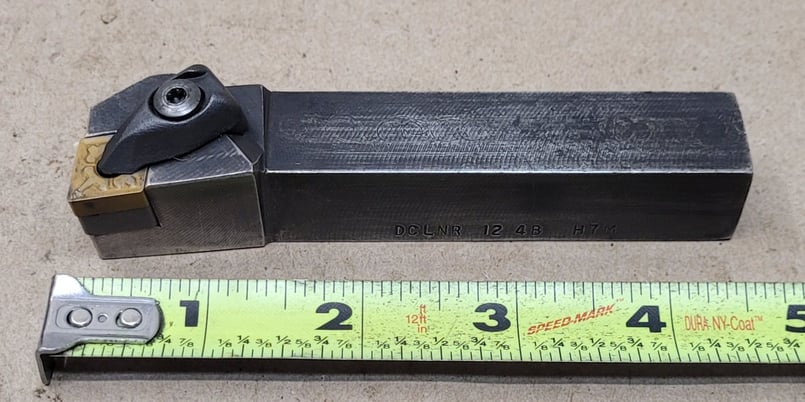 Shars #250-301, Tool Post Holder w/ DCLNR-12-4B Tool - Image 3