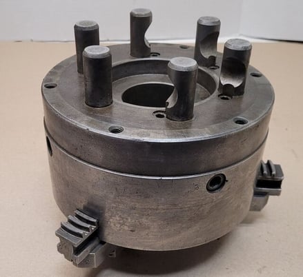 8" - 3 Jaw Buck Lathe Chuck 2083R - D1-6 - Image 5