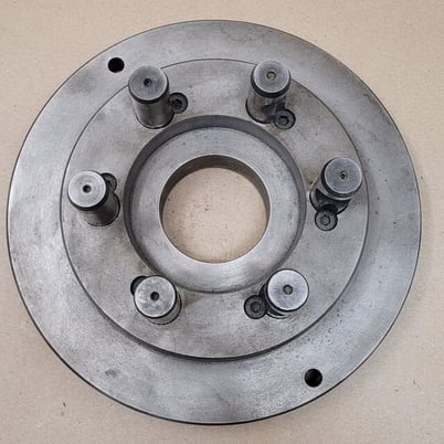 D1-6 Lathe Chuck Back Plate - 10in Overall Diameter - Image 2