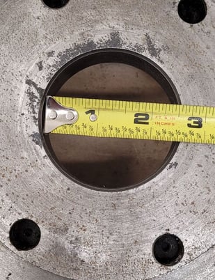 D1-6 Lathe Chuck Back Plate - 10in Overall Diameter - Image 5