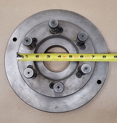 D1-6 Lathe Chuck Back Plate - 10in Overall Diameter - Image 6