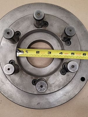 D1-6 Lathe Chuck Back Plate - 10in Overall Diameter - Image 7