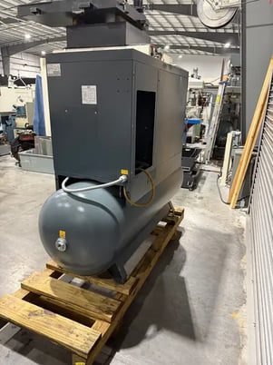 128 psi, Atlas Copco #G7FF, rotary screw air compressor, 10 HP, 2021 - Image 6