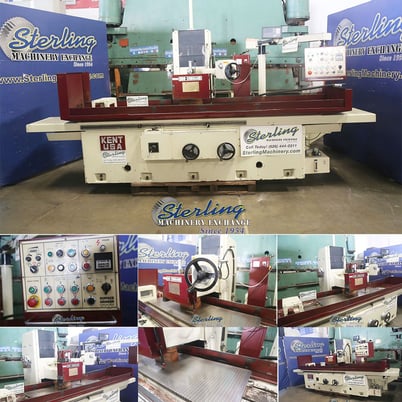 20" x 60" Kent #SGS-2060AHD, 10 HP spindle, 1750 RPM, 16" x 2" x 5" wheel, 2-Axis digital read out, manual - Image 1