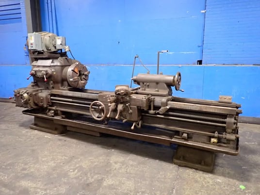 14" x 72" Lodge & Shipley, Lathe, w/Tailstock & Compound Rest, 18" 4-Jaw Chuck, 2" Bore - Image 1