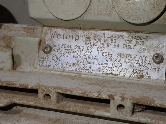 8" Weinig #Rondamat-925, Profile Knife Grinder, 1.1 kW, 1725 RPM, 240/440 V, 1994 - Image 7