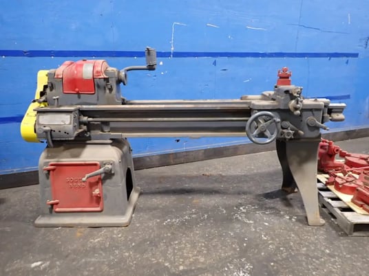 16" South Bend, Lathe, w/Compound Rest, Tailstock & Steady Rest, 12.5" 3-Jaw Chuck, 8" 4-Jaw Chuck, 8" Vise - Image 2