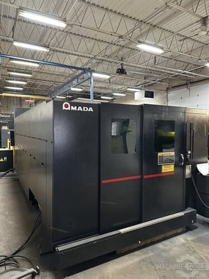 Amada #Ensis-3015AJ, Fiber laser cutter, 5' x 10', 2000 watt, AMNC Control, 2015 - Image 2