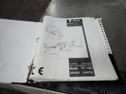 Atom #PT-1251, Plating Press, 25" x 4" capacity, 3 kW, 220 V, 1999 - Image 10