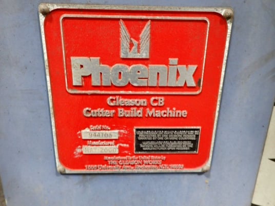 Gleason #Phoenix-CB, Cutter Build Machine, 1.5 kW, 480 V, Missing Controls, 2000 - Image 4