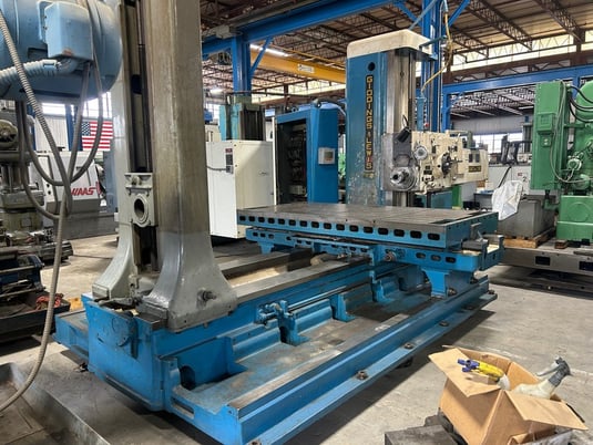 4" Giddings & Lewis #340T, table type horizontal boring mill, 48" x 96" T-slotted table, #50 spindle with - Image 5