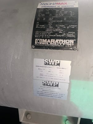 18400 KW Marathon #D10040, portable diesel generator set, 480 Volts, 470BHP Caterpillar C-15 engine, Tier 2 - Image 2