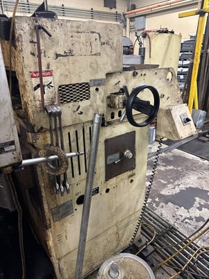 6000 lb. Minster #MEF4-26S/MSH20-26-7/MEF4-26S, coil feed line, 26" x .150" stock, 60" OD, 16"-20" ID, - Image 1