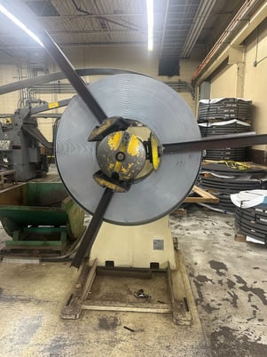 6000 lb. Minster #MEF4-26S/MSH20-26-7/MEF4-26S, coil feed line, 26" x .150" stock, 60" OD, 16"-20" ID, - Image 5