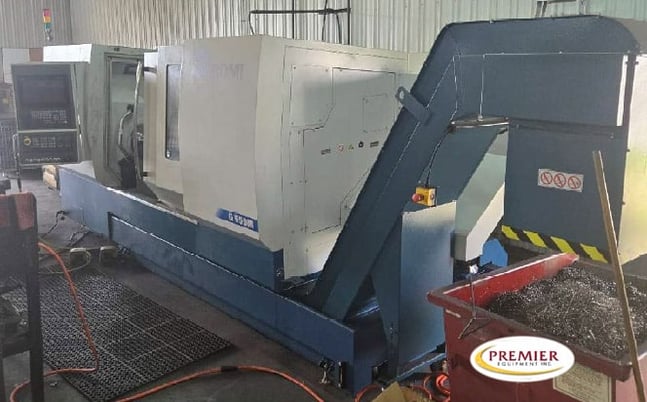 Romi #G550M, CNC turning center with milling, Siemens 828D Control, 27" swing, BMT-75 tool holder, 2022 - Image 1