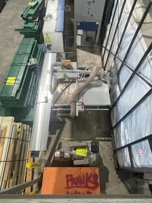 5.1" x 125" Daiken #Alpha-10, Sliding Table Saw, 7.5 HP, 220 V., 5k RPM, 2023 - Image 8