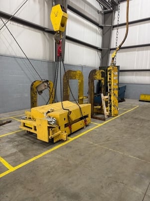 60000 lb. Rowe, V-type floor standing car - Image 7