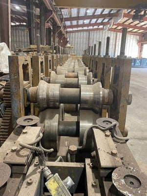 12 Stand, Bradbury #425, purlin duplex rollformer, 3-1/2" spindle diameter, 50 HP, 200 FPM - Image 4