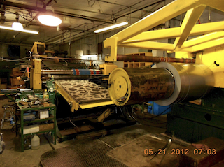72" x .187" Universal slitting line, 20000 lb., L to R, entry floor standing coil car, L-type dsgn - Image 2