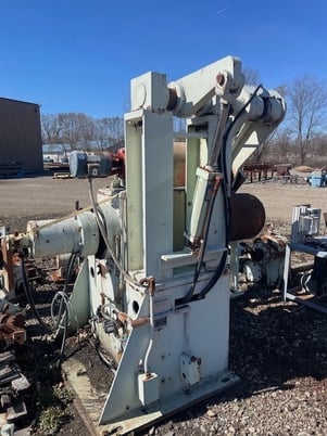 6000 lb. Dahlstrom, uncoiler, 4" -13" width, 62" outside dimensions, 18"-24" ID, powered hold down roll - Image 2