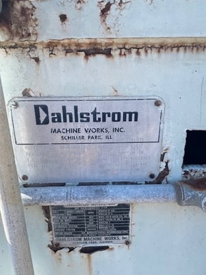6000 lb. Dahlstrom, uncoiler, 4" -13" width, 62" outside dimensions, 18"-24" ID, powered hold down roll - Image 3