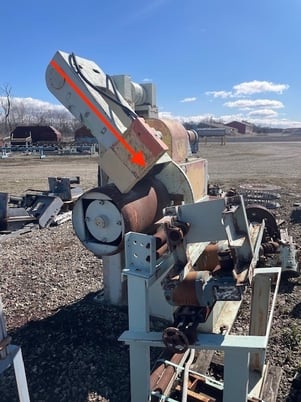 6000 lb. Dahlstrom, uncoiler, 4" -13" width, 62" outside dimensions, 18"-24" ID, powered hold down roll - Image 4